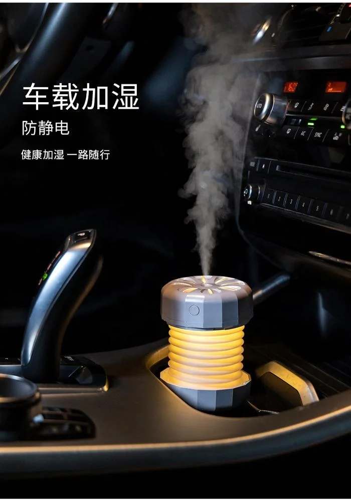 New Unique Innovative Products 2020 Plastic Bottle Portable Usb Mini Air Humidifier With LED Changing Color Light