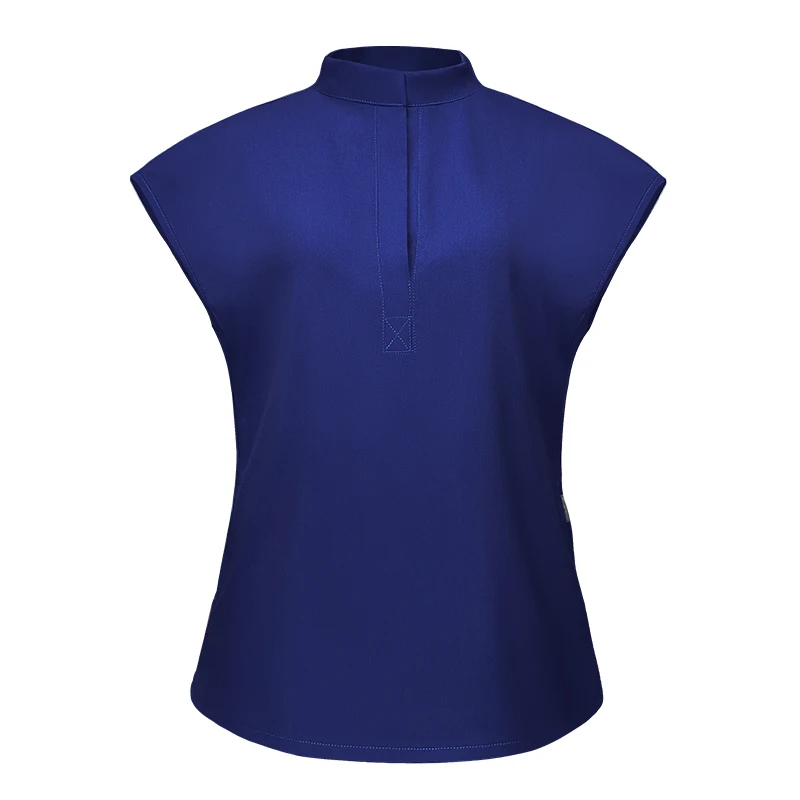 Ramp Mandarin Neck Flare Pants Women Nursing Surgical Suits Scrub Sets Stylish Fashionable TRS Stretchy Gradient 2024 Waterproof