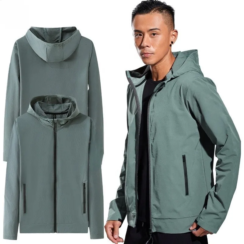 Muscle Hoodie Men Sportswear Training  Gym  Workout Pullover Athletic Tracksuit Running Coat