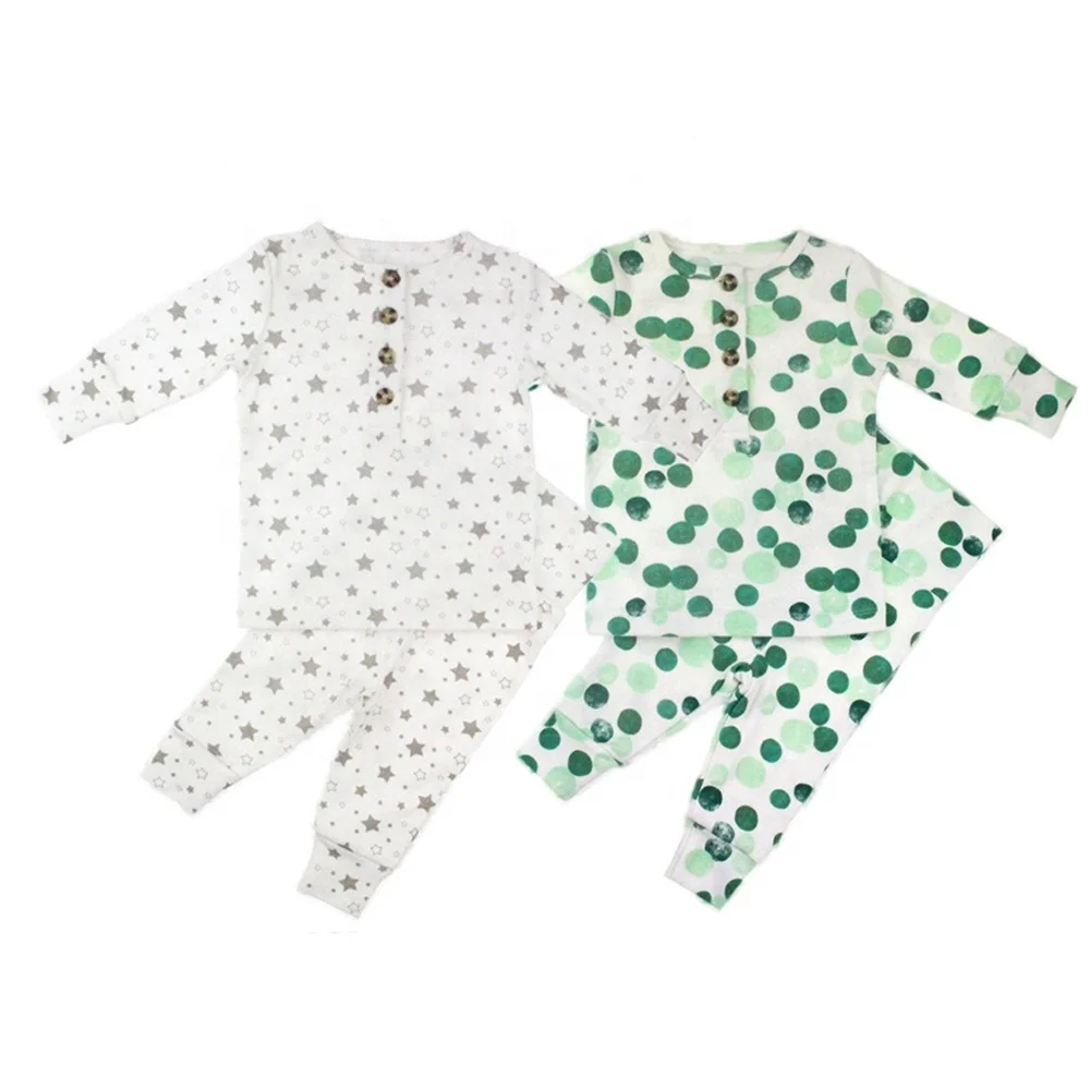  Factory custom wholesale long sleeve soft elastic 100% modal kids pajamas cotton