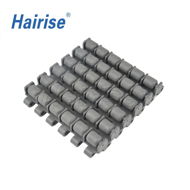 Hairise Har7706 series flat type with roller ball top modular conveyor belt