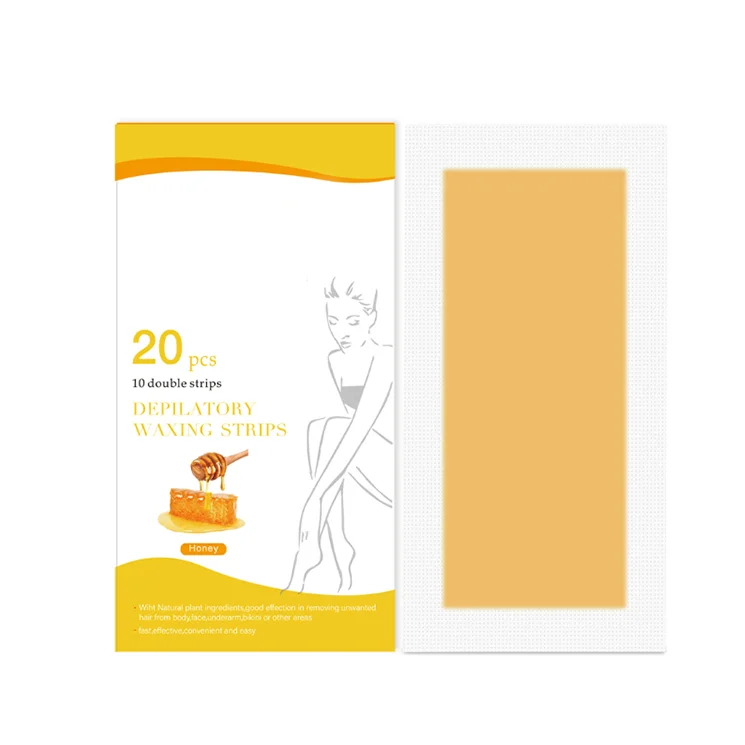 depilatory disposable cold pressed face wax strips hair removal