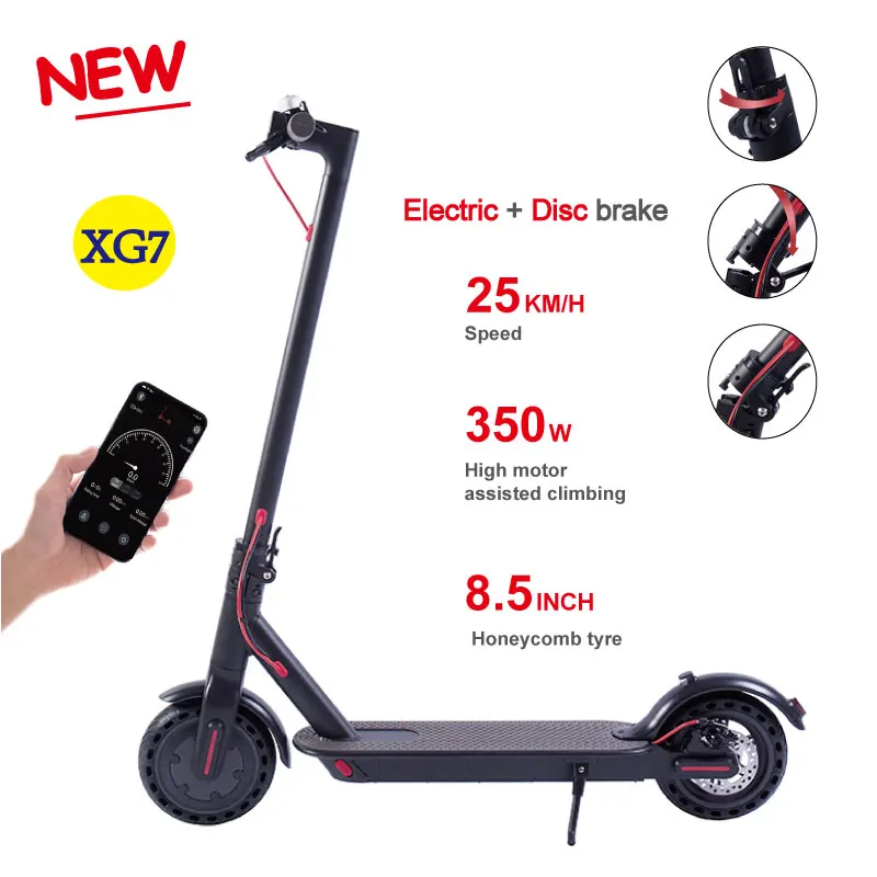8.5 inch electric scooter with App mini scooter electric high speed from china e steps