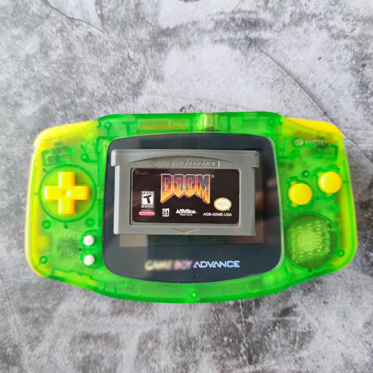 Hot selling Doom I 1 Doom II 2 GameBoy Advance for gba game cards 32 bit game cartridge