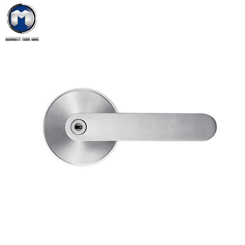 MOK interior double hardware handle lock stainless steel wooden door lock set