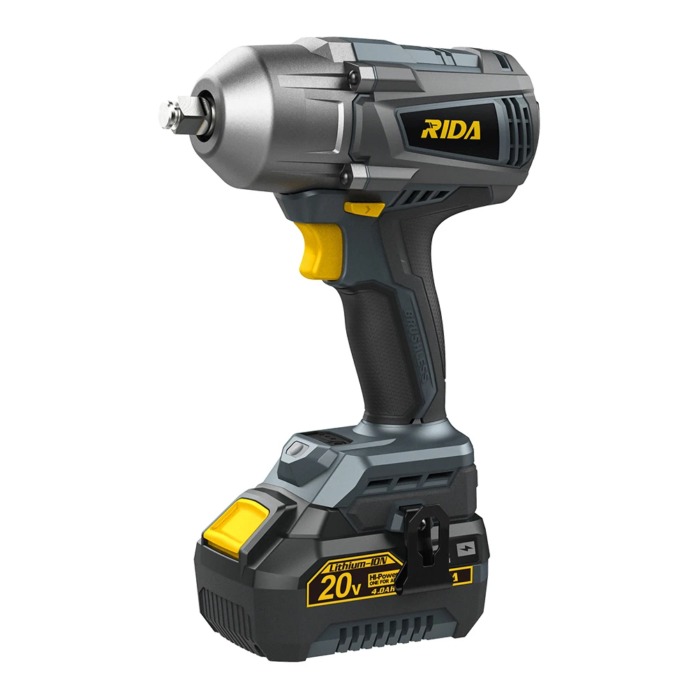 2023 promotion 1/2 inch cordless impact wrench high torque lithium battery