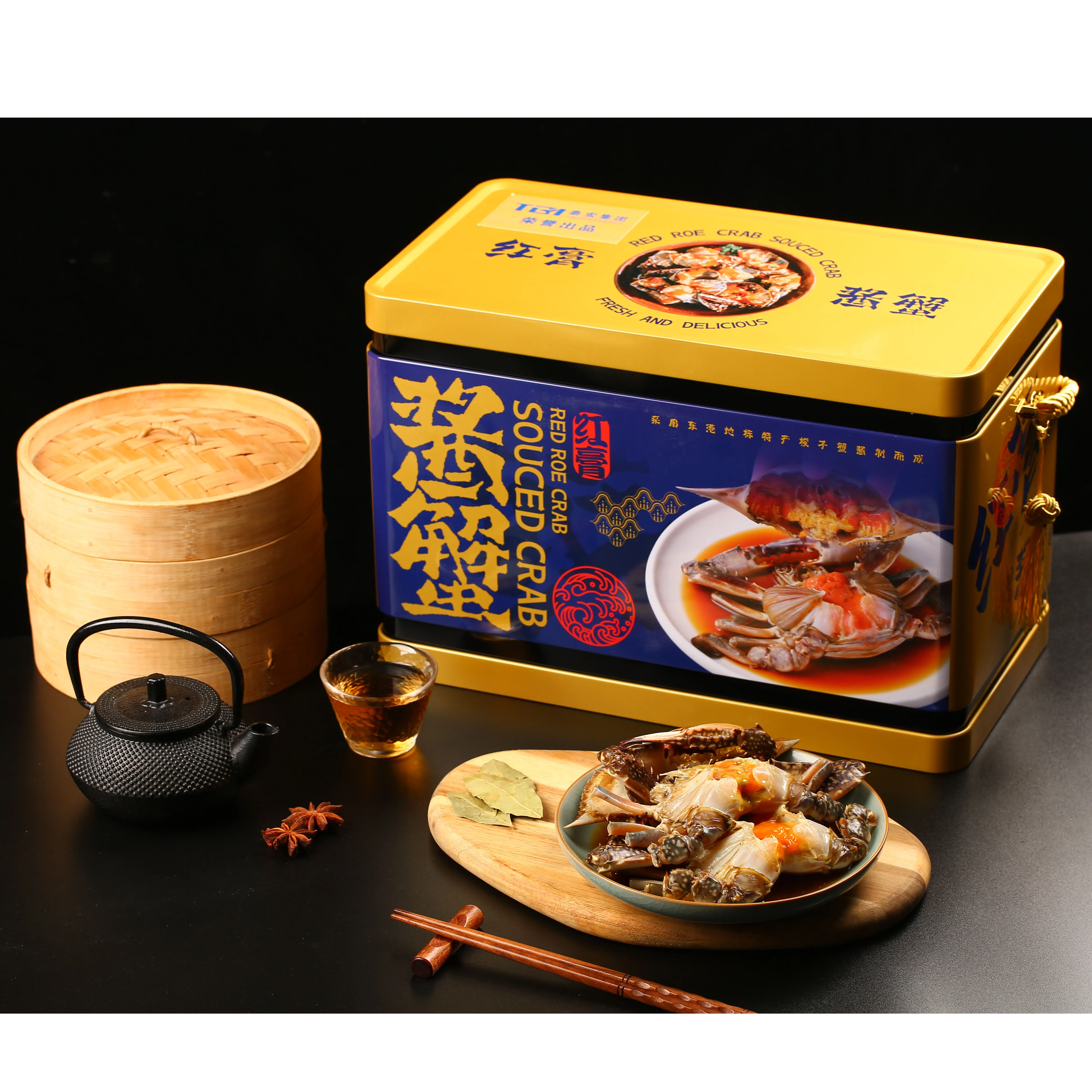 Wholesale new product delicious sauce crab for children and adults