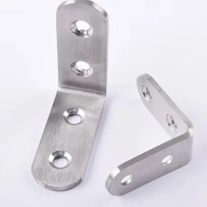 l shaped fixing  bracket furniture 90 degree wall mount angle bracket glass pane fixing replacement glazing clips