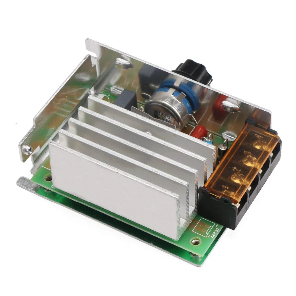 Speed Controller Motor Control Board AC 110-220V 4000W Adjustable Voltage Regulator SCR High Power Dimmer Controller