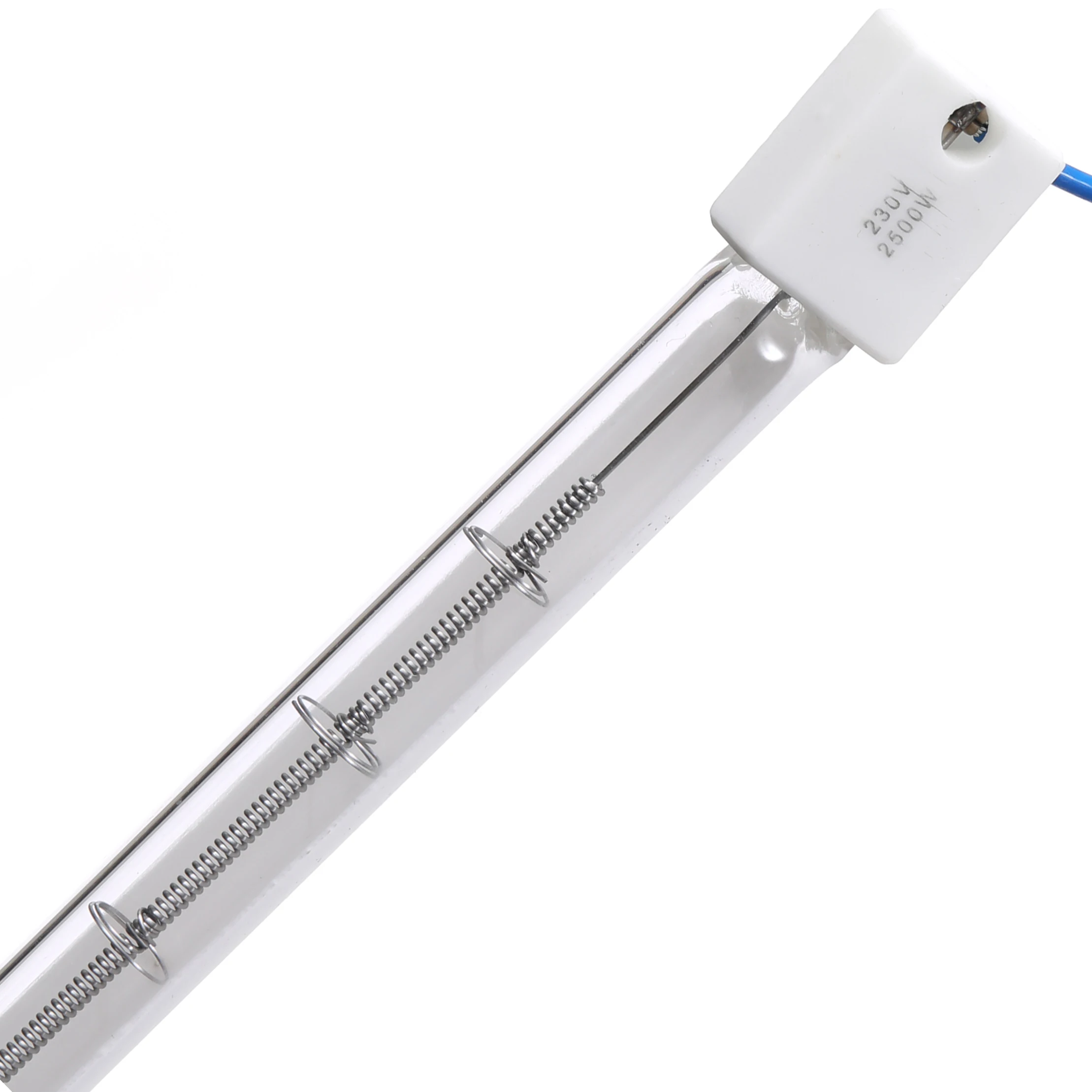 Manufacture Wholesale Industrial 2000w Halogen Quartz Infrared Heater Lamp 1000w Shortwave Infrared Heating Lamp 500w For Glue