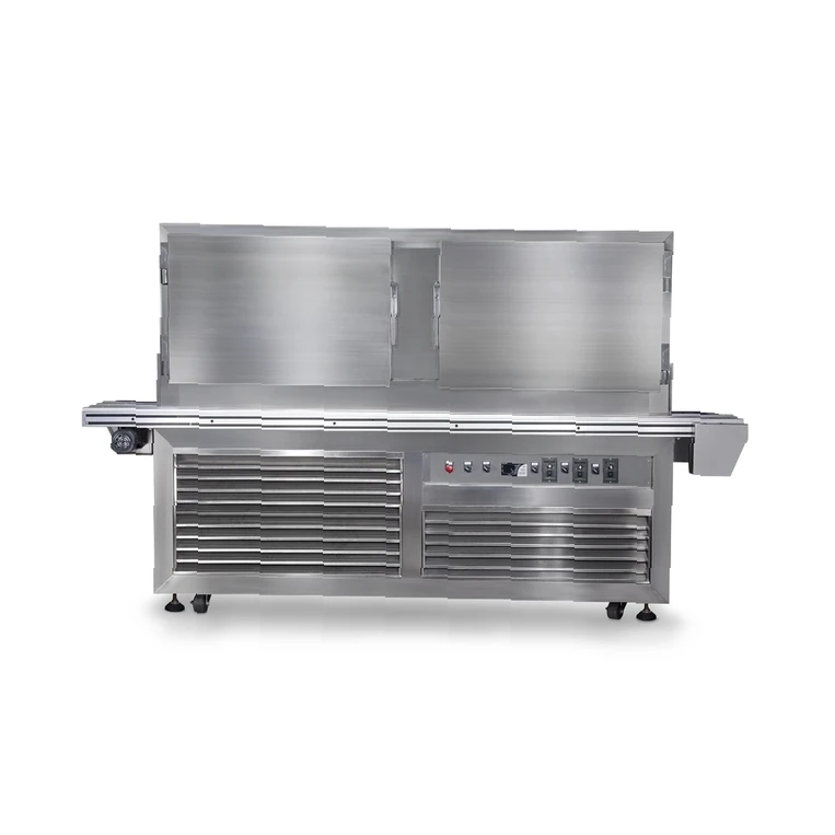 TENZ TC-5P Automatic tunnel Freezer machine cosmetic lipstick lip balm cream hot filled products auto