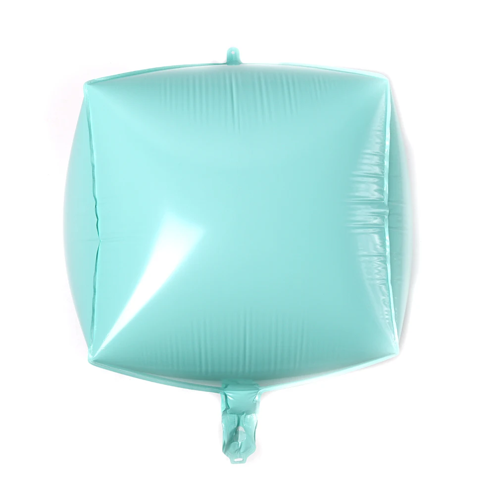 New Product 22 Inch Macaron Color 4D Cube Square Diamond Circle Shaped Foil Helium Balloon for Party Decoration