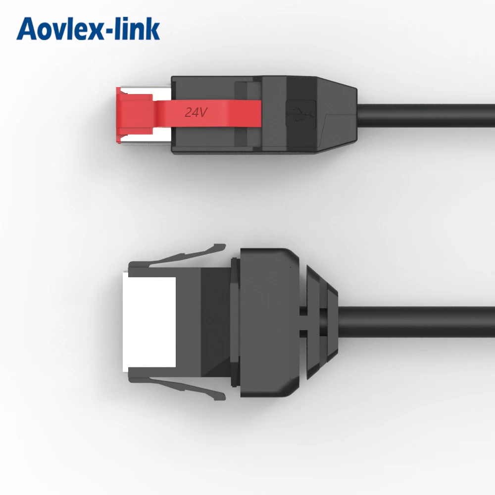 Кабельные сборки индивидуальные 8 P Питание USB 1x8 штекер 24 В в мощность usb кабель для POS системы