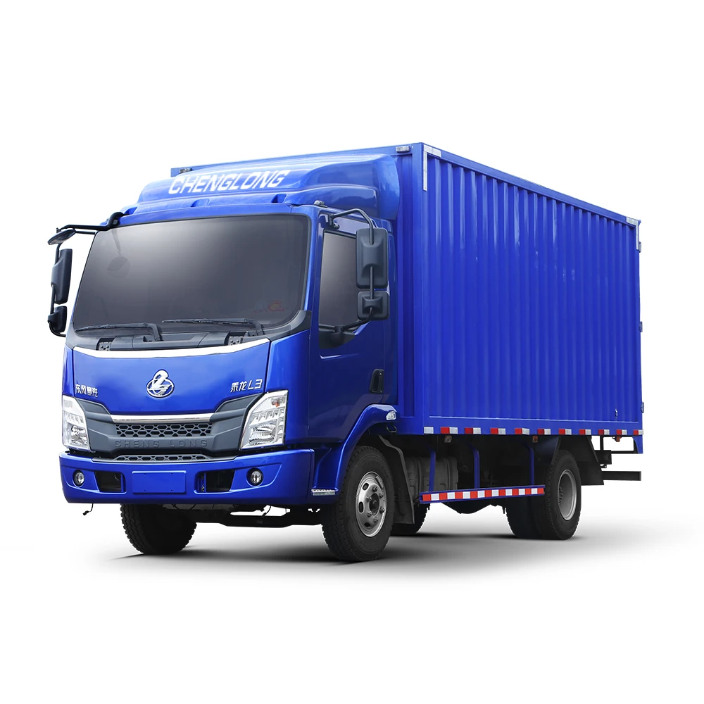 Huanyu auto Chenglong заводская цена новая модель 160 л.с. 4x2 Легкий грузовик 6 колес фургон небольшой грузовой грузовик контейнеровоз