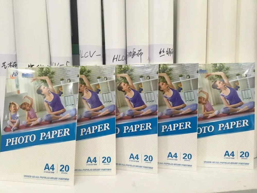 Professional Manufacturer 115g~300g Photo Paper A3 A4 Inkjet Glossy Paper Cheap Photo Paper