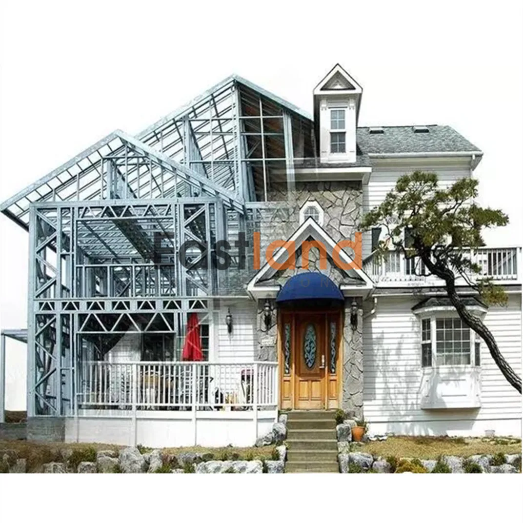 Сборный модульный дом для легкой стальной конструкции