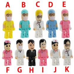 Hospital doctor nurse giveaways advertising pendrive usb flash drive 8gb