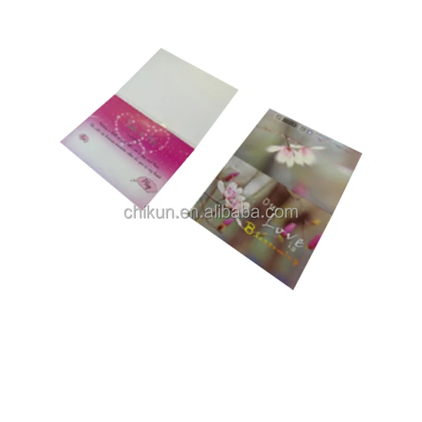 2021 China Manufacturer Fashion New Design Luxury Wedding Invitation Greeting Card