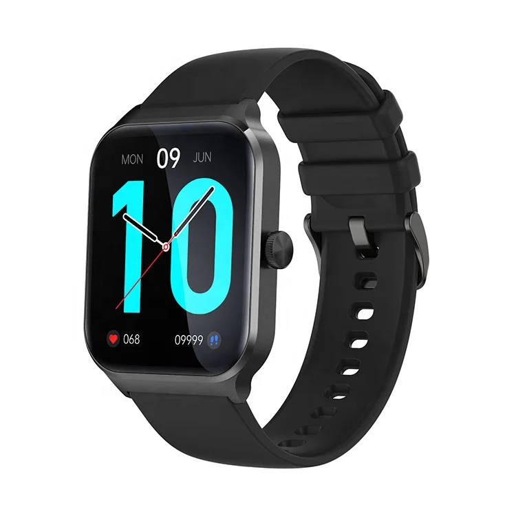 High Quality P60 Fashion Smart Watch 1.96 inch Touch Screen IP67 Waterproof BT Call Voice Assistant Many Sports Modes Smartwatch