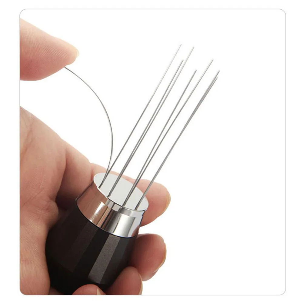 Coffee Accessories Barista Tools Stainless Steel Espresso Tamper Coffee Stirrer 8 needles WDT Tool Coffee Needle Distributor