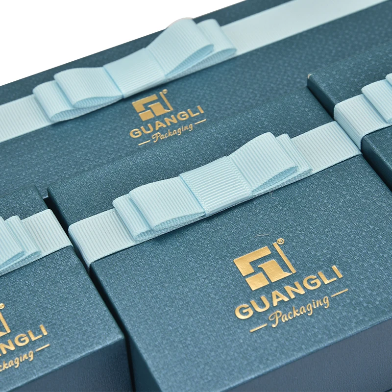 paper boxes for jewelry packing luxury custom ring bracelet necklace bangle paper ribbon jewelry box set customized logo