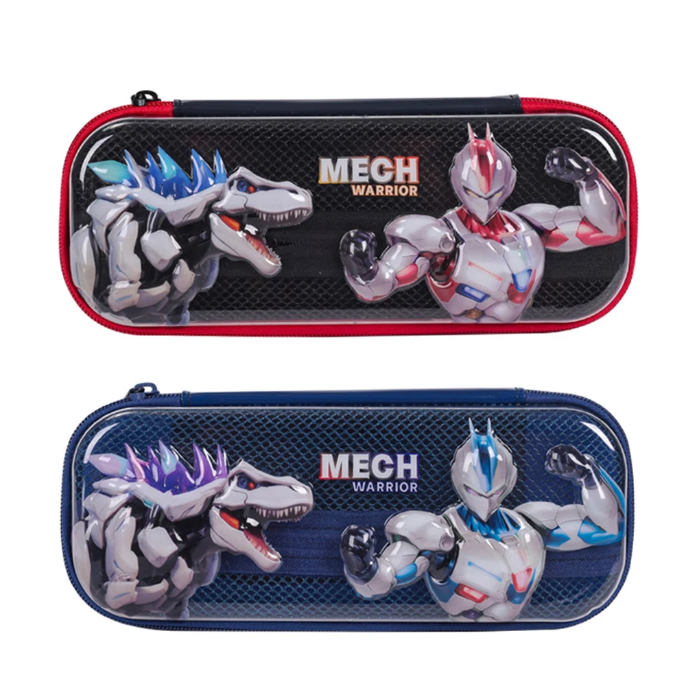 EVA Transparent Stationery Box Primary School Supplies Stationery Box 3D Cute Girl Pencil Case Boy Learning Pencil Box