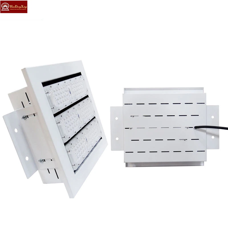 AC85-265V Waterproof IP65 Die-Cast Aluminum Shoe Box Canopy 110/W High Lumen LED Service Station Modular Flood CE RoHS