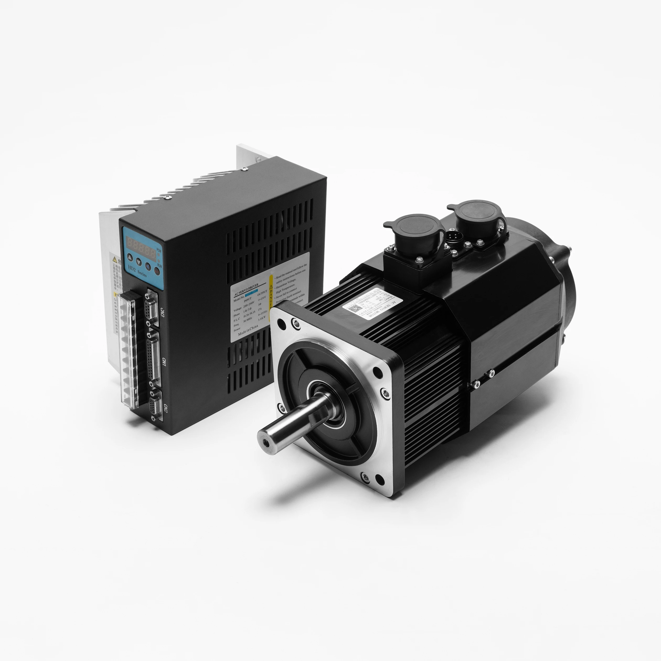 Customized 750w 1kw 3kw 5kw cnc brushless servo motor 3 phase servomotor with drive