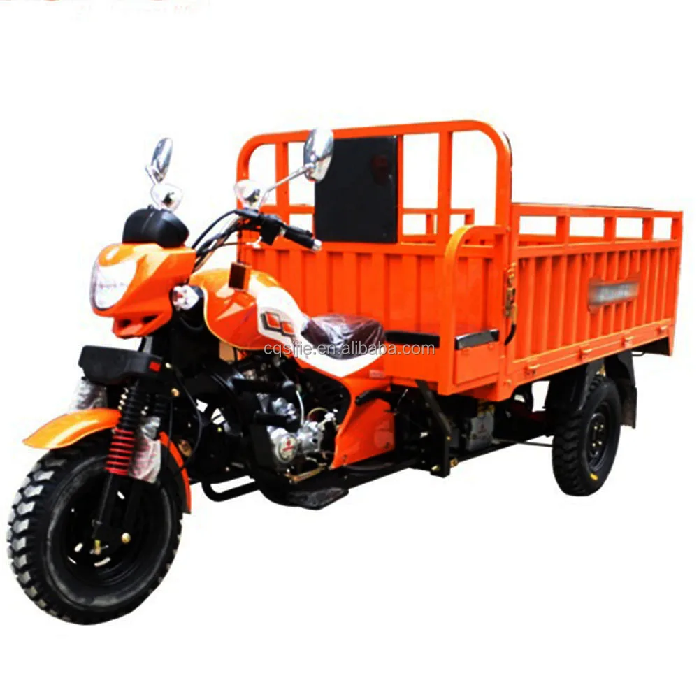 High quality 200cc 250cc motorized  cargo gasoline  trimoto three wheel motorcycle gasoline moto cargas