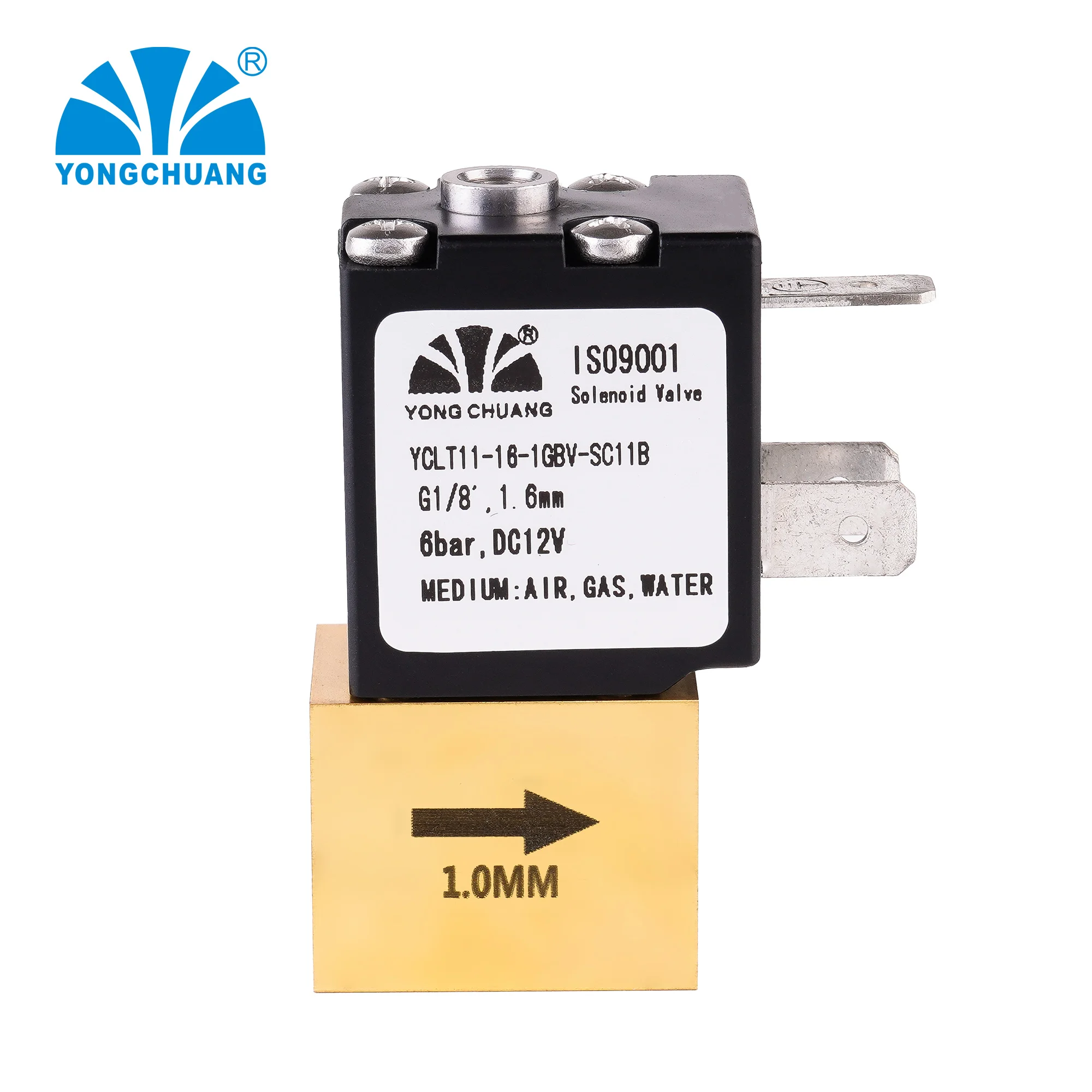 Yongchuang YCLT11 stainless steel High precision proportional flow control solenoid valve 12vdc