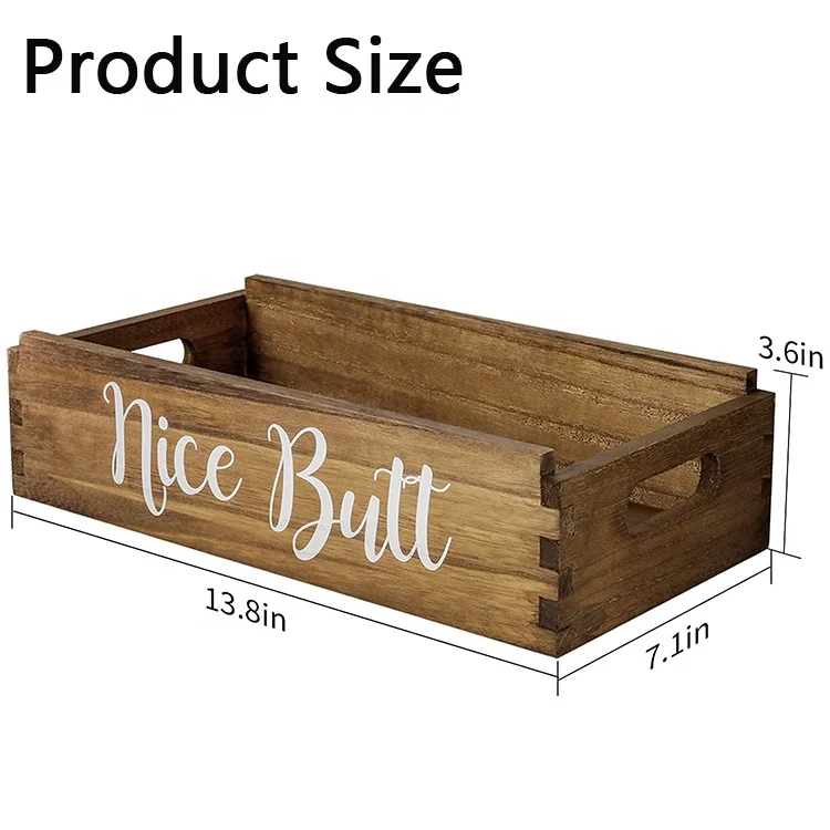 Farmhouse Bathroom Decor Nice Butt Bathroom Decor Box Hello Sweet Cheeks Powder Room Decor Toilet Paper Storage