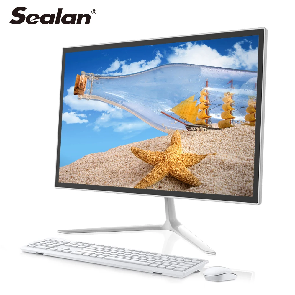 
SEALAN 19.1 inch 4G All in One PC 19.5inch 2GB ram 320GB HDD Touch Screen Computer CCTV monitor pc all-in-one computers 