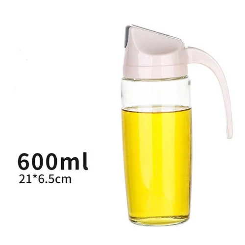 Drip Free Olive Oil Dispenser Bottle with Automatic Cap