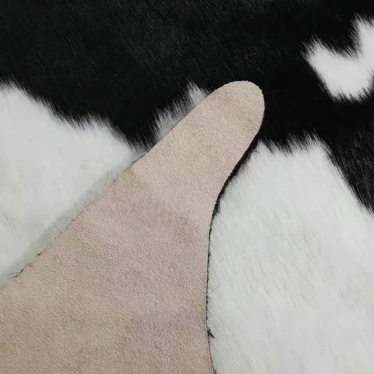 
Cheap good quality eco-friendly anti slip cow color mat living room carpet rugs 
