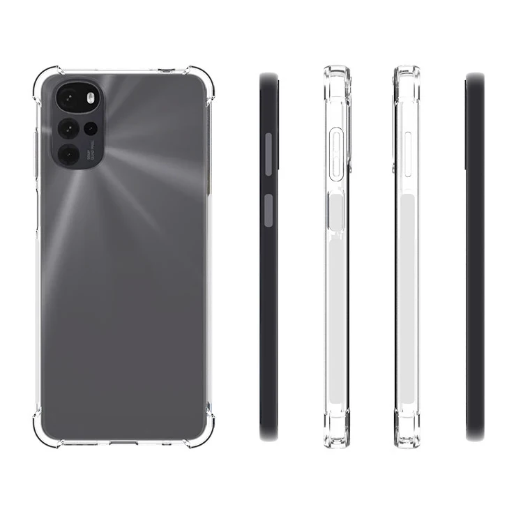 Soft TPU Gel Phone Case Cover for Motorola Moto G22 4G Clear Shockproof Phone Casing