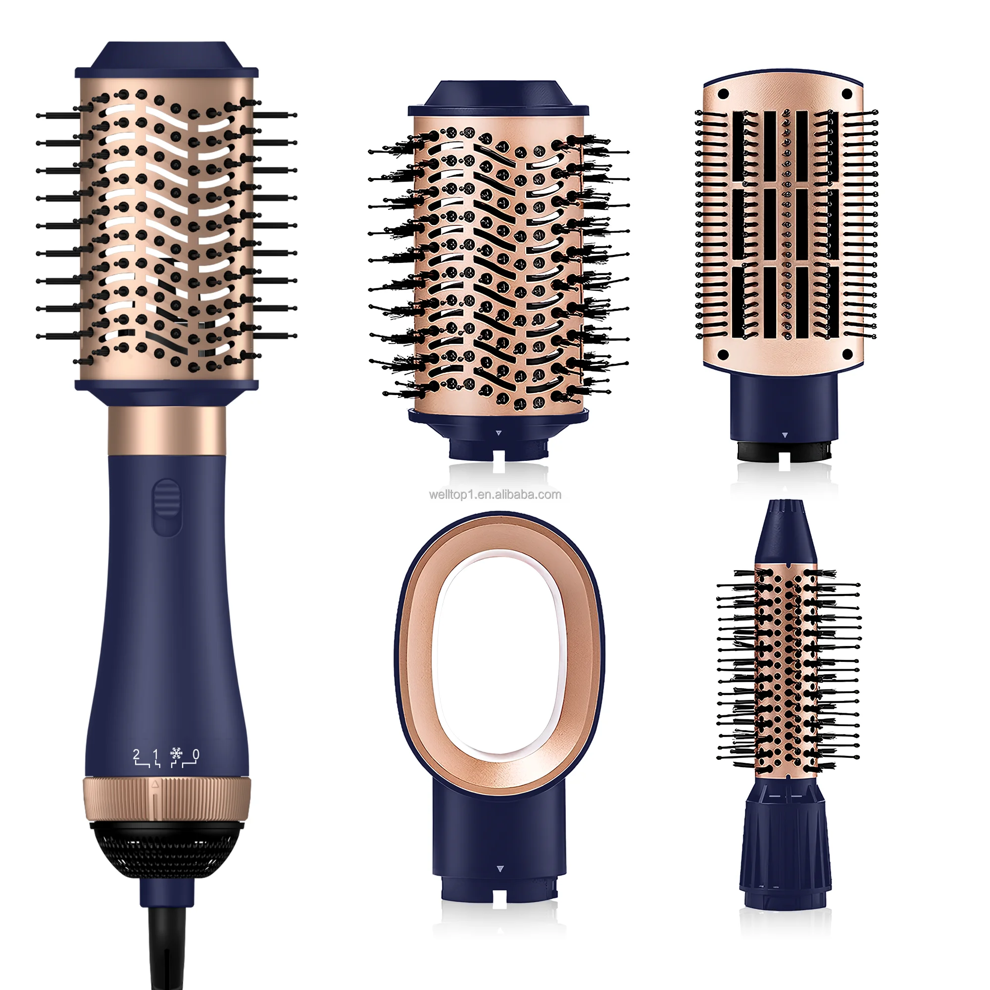 Trending 4 in 1 Hot Air Brush Hair Dryer Quick-Drying Blow Hair Dyer Brush
