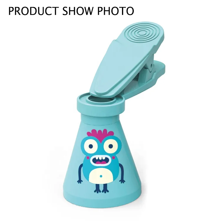 Пластиковый Забавный призматический калейдоскоп, зажим для мобильного телефона, калейдоскоп, игрушка для детей