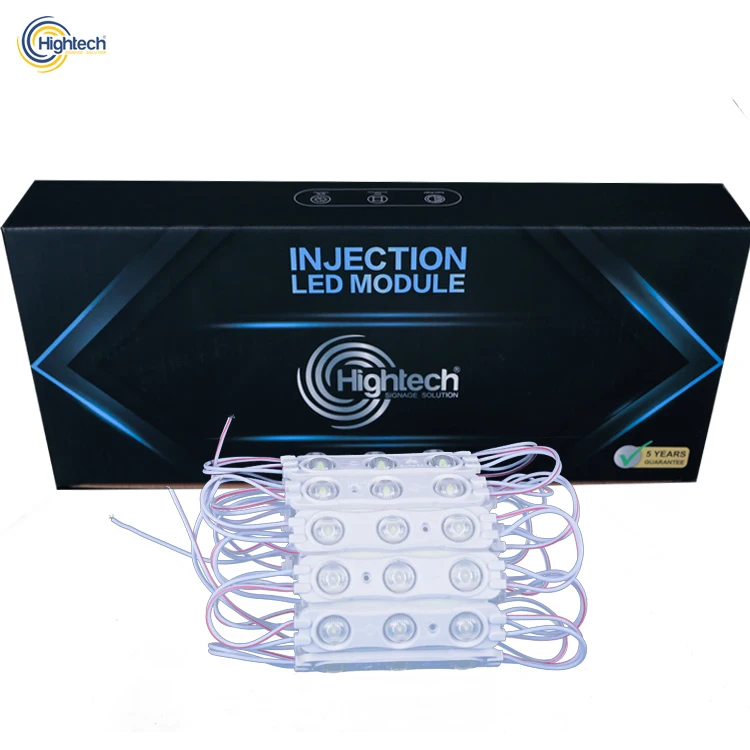 Lighting NEW 2835 3LED injection led module 12V with lens IP65 1.5w LED Modules Lighting for Signage advertisement