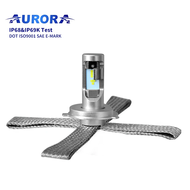 Светодиодная фара Aurora h4 высокой мощности 12000 лм с сертификатом emark