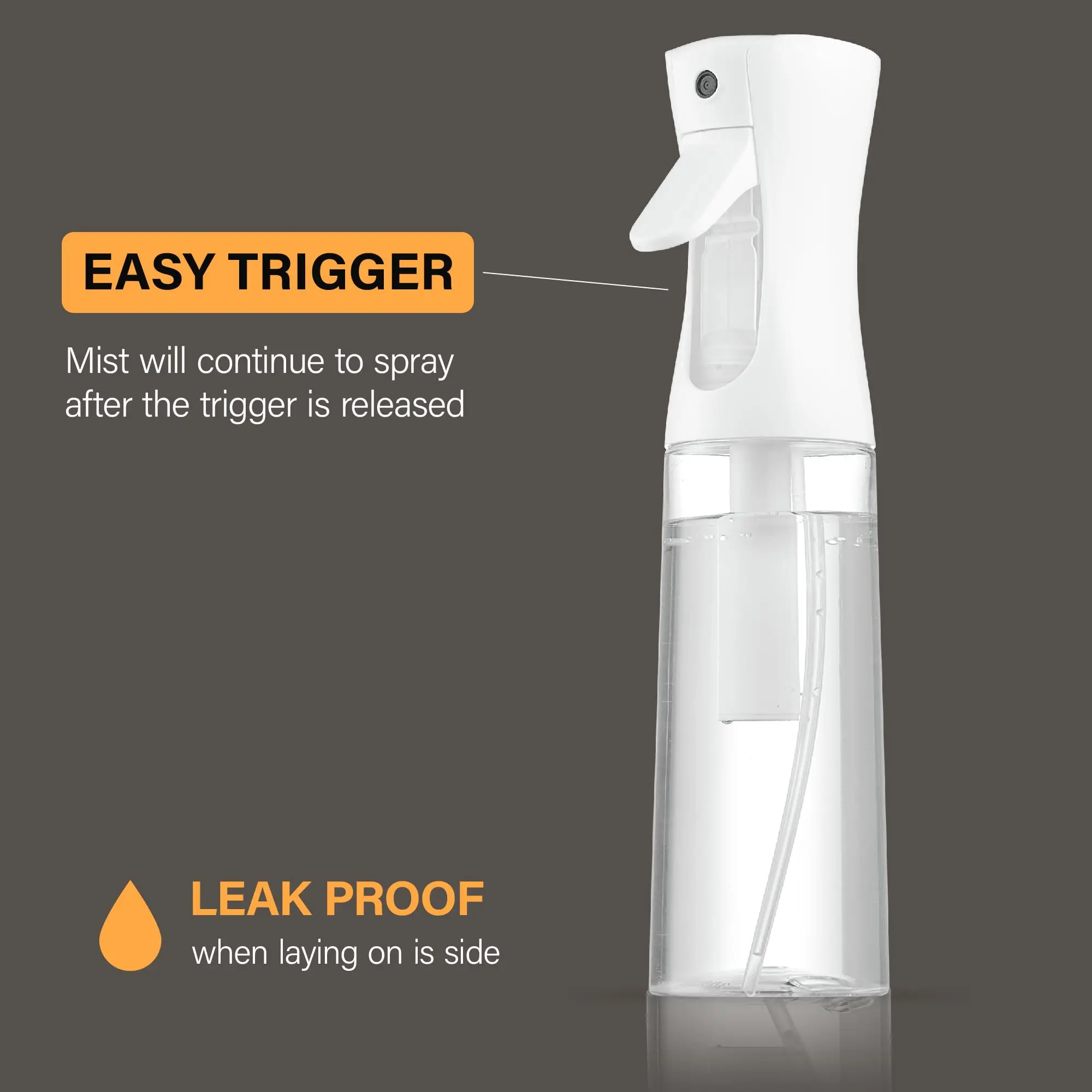 Custom 100ml 150ml 160 Ml 200ml 300ml 500ml High Pressure Plastic Fine Mist Continuous Sprayer Spray Bottle For Hair Oil Salon