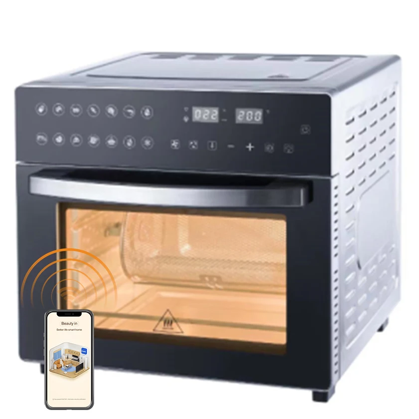 QANA Factory Wholesale OEM wifi app Electric Smart Air Fryer  Machine Automatic Multi-Function Intelligent Air cooker tefal