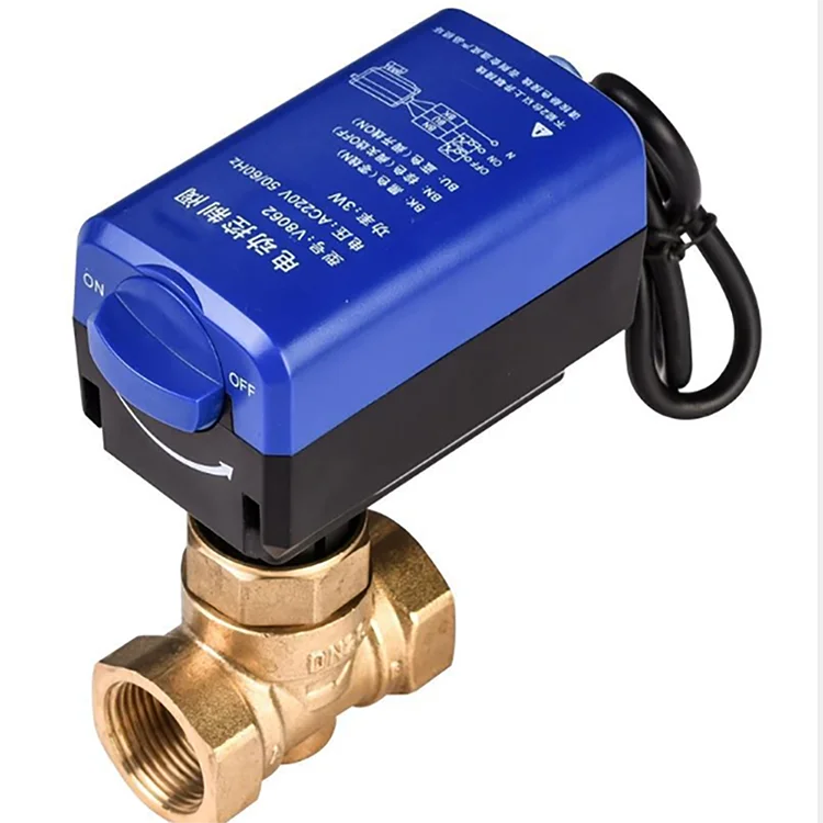 2021 превосходные продажи контроль низкого давления 2 Way Электрический привод шаровой клапан