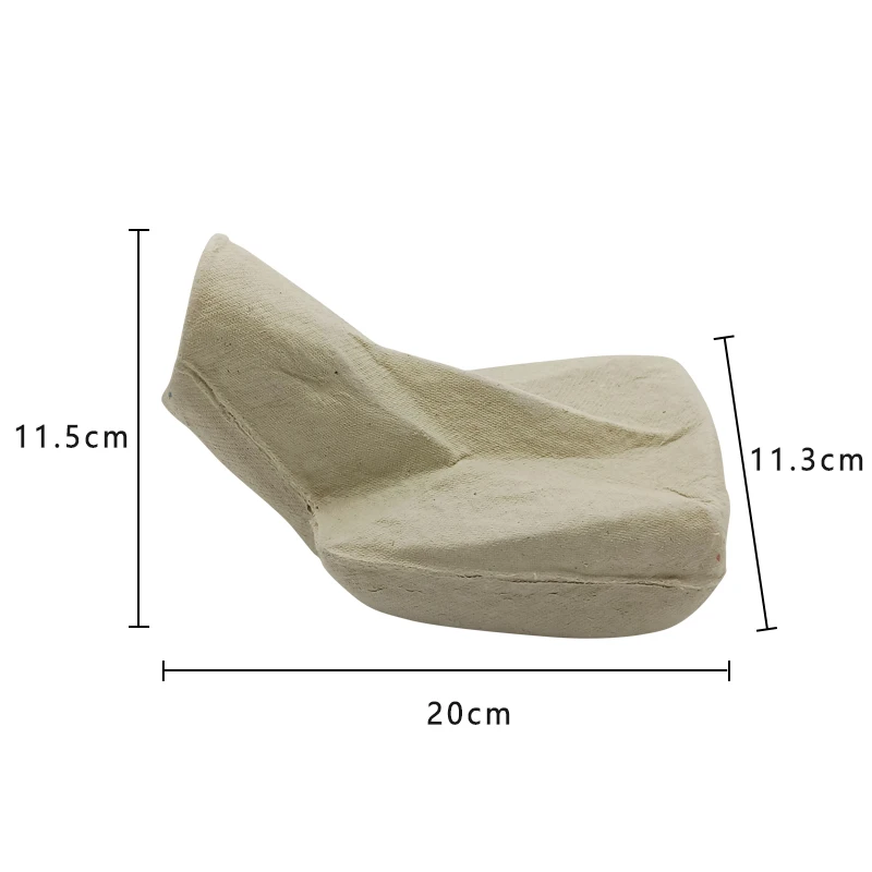 
Compostable 100% newspaper paper pulp hospital disposable female woman urinal device disposable urinal gor women 