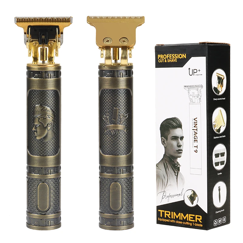 Maquina De Afeitar Dora Dorko Barbear Profesional Electric Shaver Rechargeable Vintage T9 Hair Trimmer