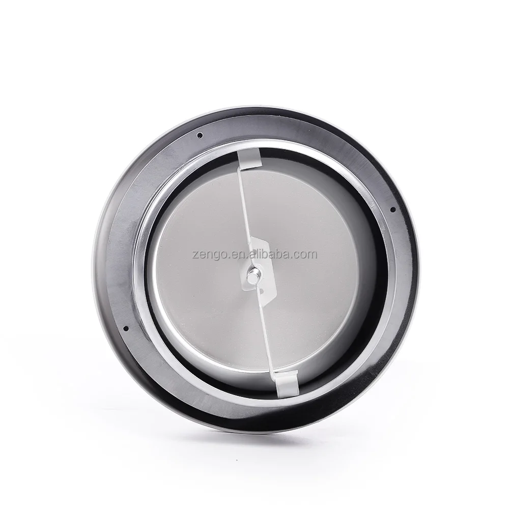 Ventilation Round Air Ceiling Diffuser steel with a white powder coated finish Circular Exhaust Disc Metal Exhaust Air Valve