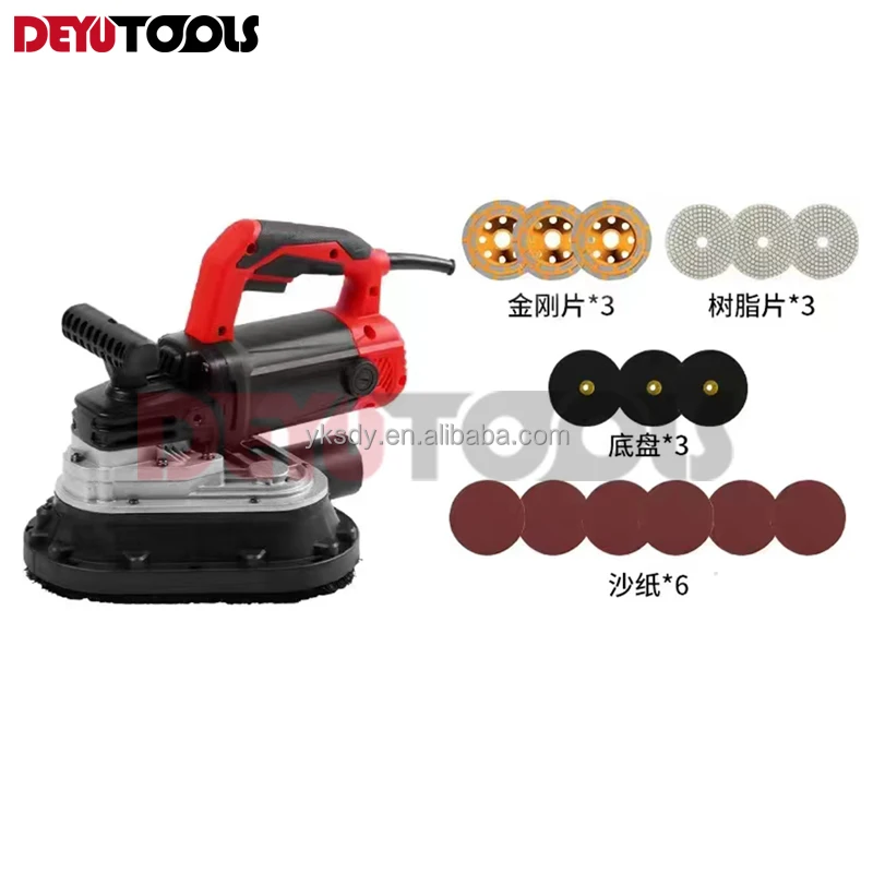 Factory Direct Sales Concrete Grinder Machine Hand Surface Concrete Grinder With Vaccum