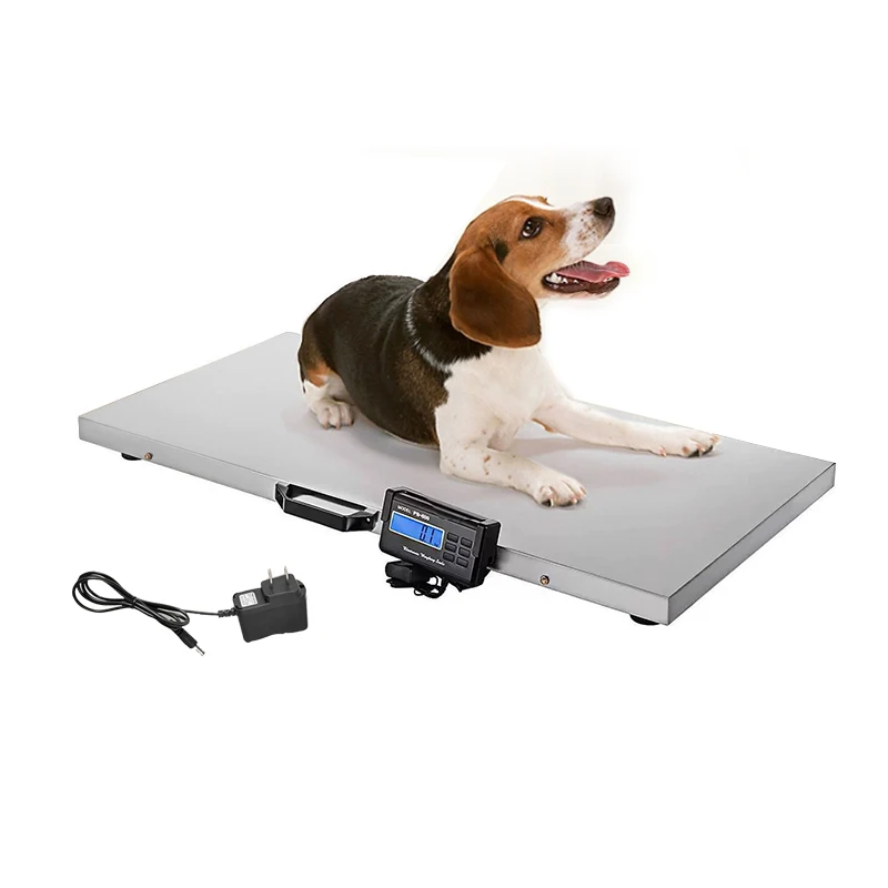 Stainless Steel Portable Electronic Pet Scale Large Platform Animal Digital Weight Scale 500KG