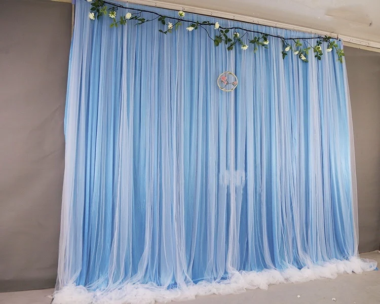 Elegant Wedding Backdrop Curtain Drape Wedding Supplies Curtain Drapes Background For Party Event