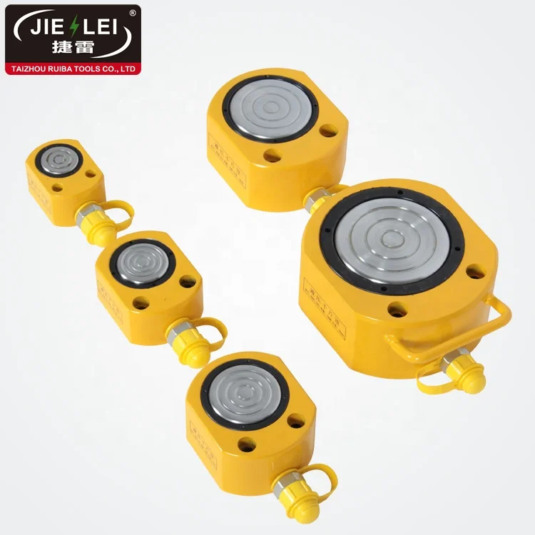 
JIELEI RMC series 5 to 200 ton super thin hydraulic lift cylinder 
