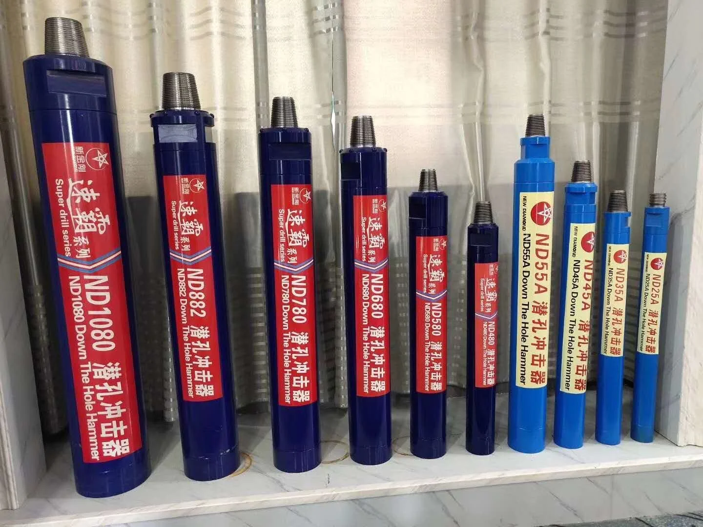 Jugong 3 inch Medium-Low air Pressure DTH drill hammer water well borehole drilling bits and hammers price